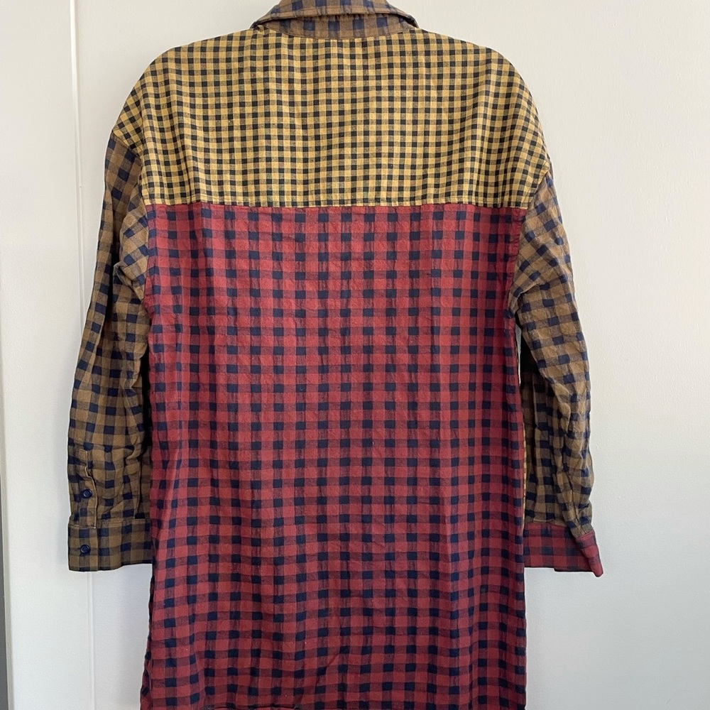 WildHoney Contrast Checked Buttondown - Picture 6 of 10